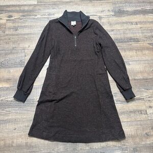 Cabi Cuddle Dress #4215 Black Burgundy Versatile Soft Preppy Stylish